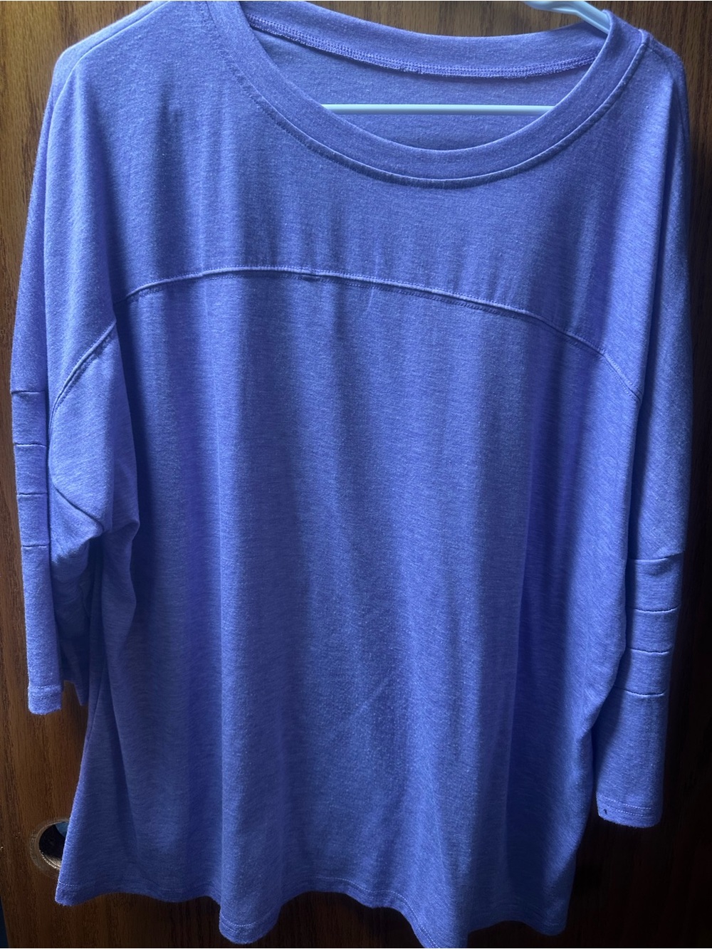 Lightweight Purple Long Sleeve Top